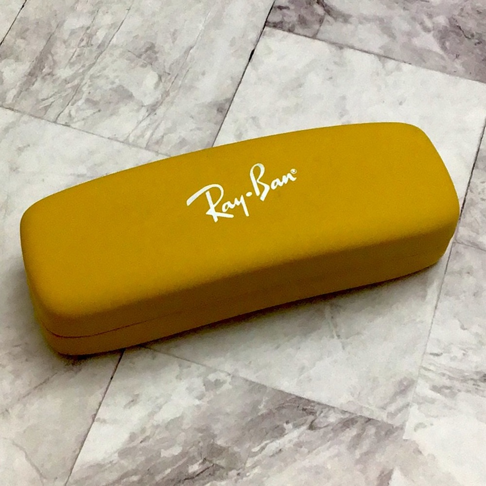 Kids Mustard Yellow RAY BAN eyeglass case